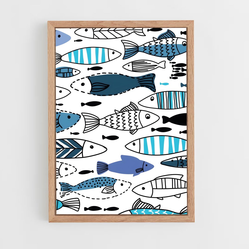 ap-nautical patterns-3 cadre Bois clair