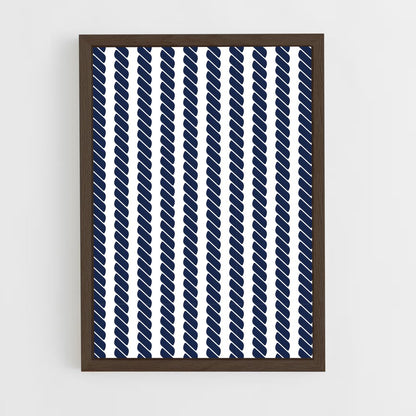 ap-nautical patterns-4 cadre Bois foncé
