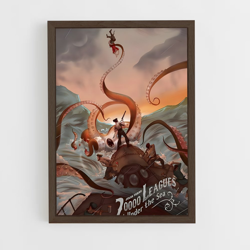 ap-nautilus 20000 leagues-1 cadre Bois foncé