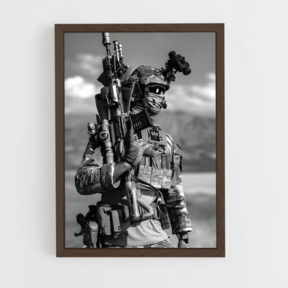 ap-navy seal-1 cadre Bois foncé
