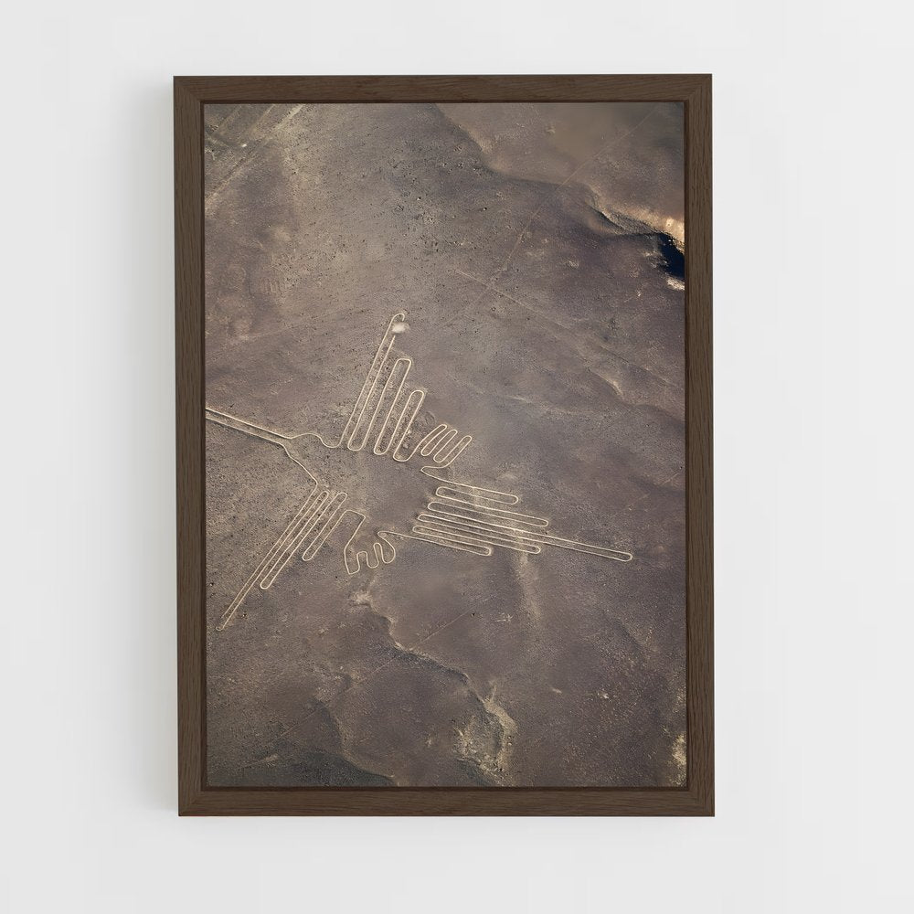 ap-nazca lines-4 cadre Bois foncé