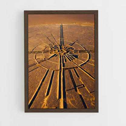 ap-nazca lines-5 cadre Bois foncé