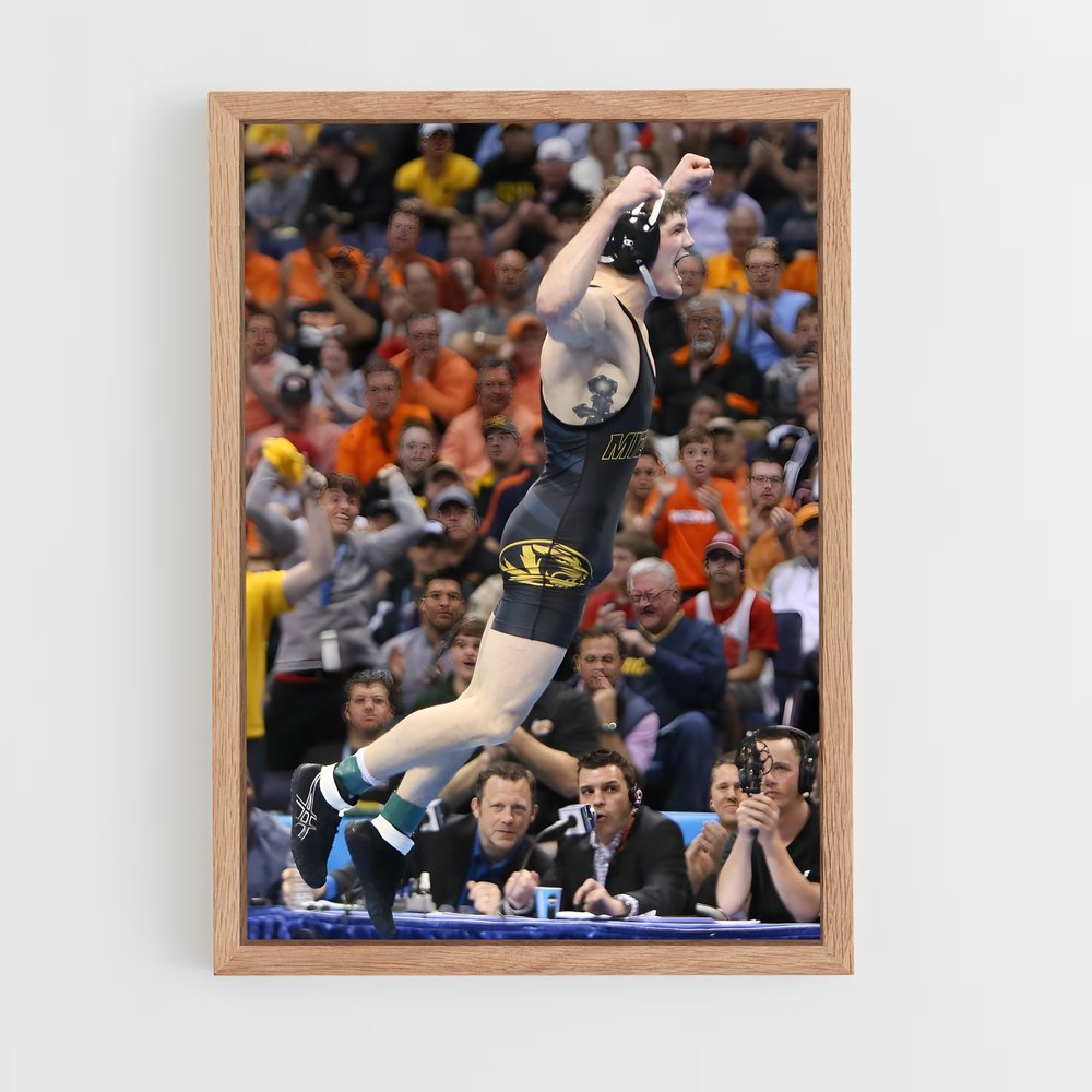 ap-ncaa wrestling championships-1 cadre Bois clair