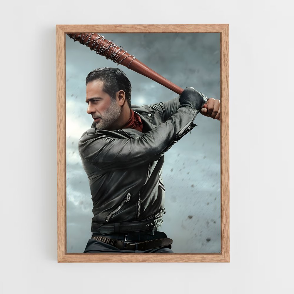 ap-negan smith-4 cadre Bois clair