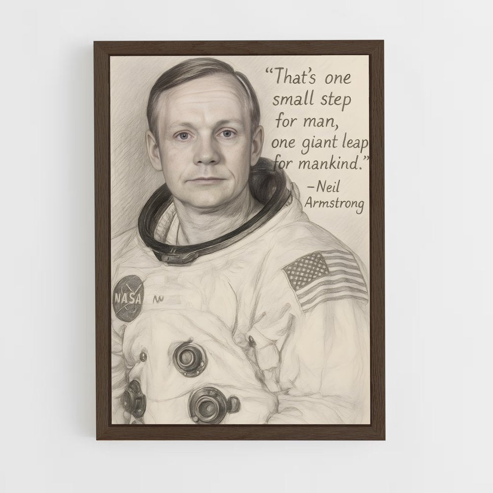 ap-neil armstrong-1 cadre Bois foncé