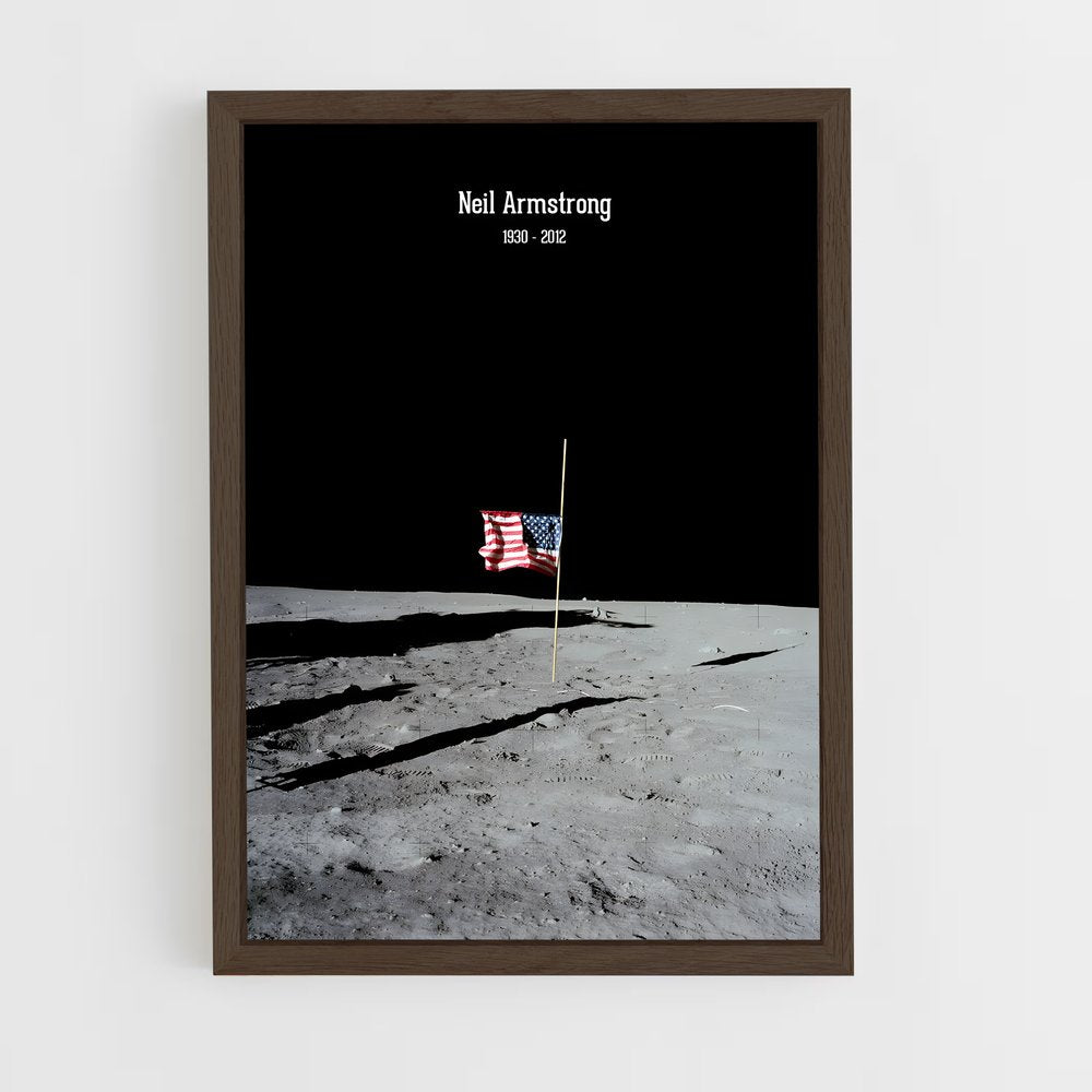 ap-neil armstrong-4 cadre Bois foncé