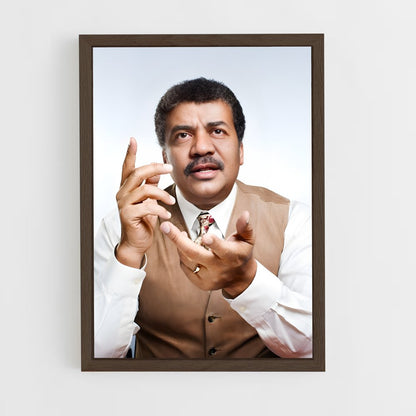 ap-neil degrasse tyson-1 cadre Bois foncé