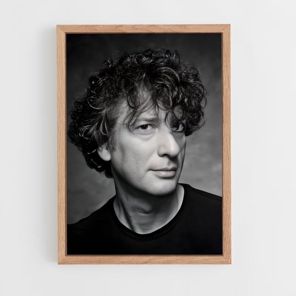 ap-neil gaiman-1 cadre Bois clair