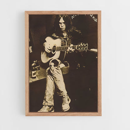 ap-neil young-2 cadre Bois clair