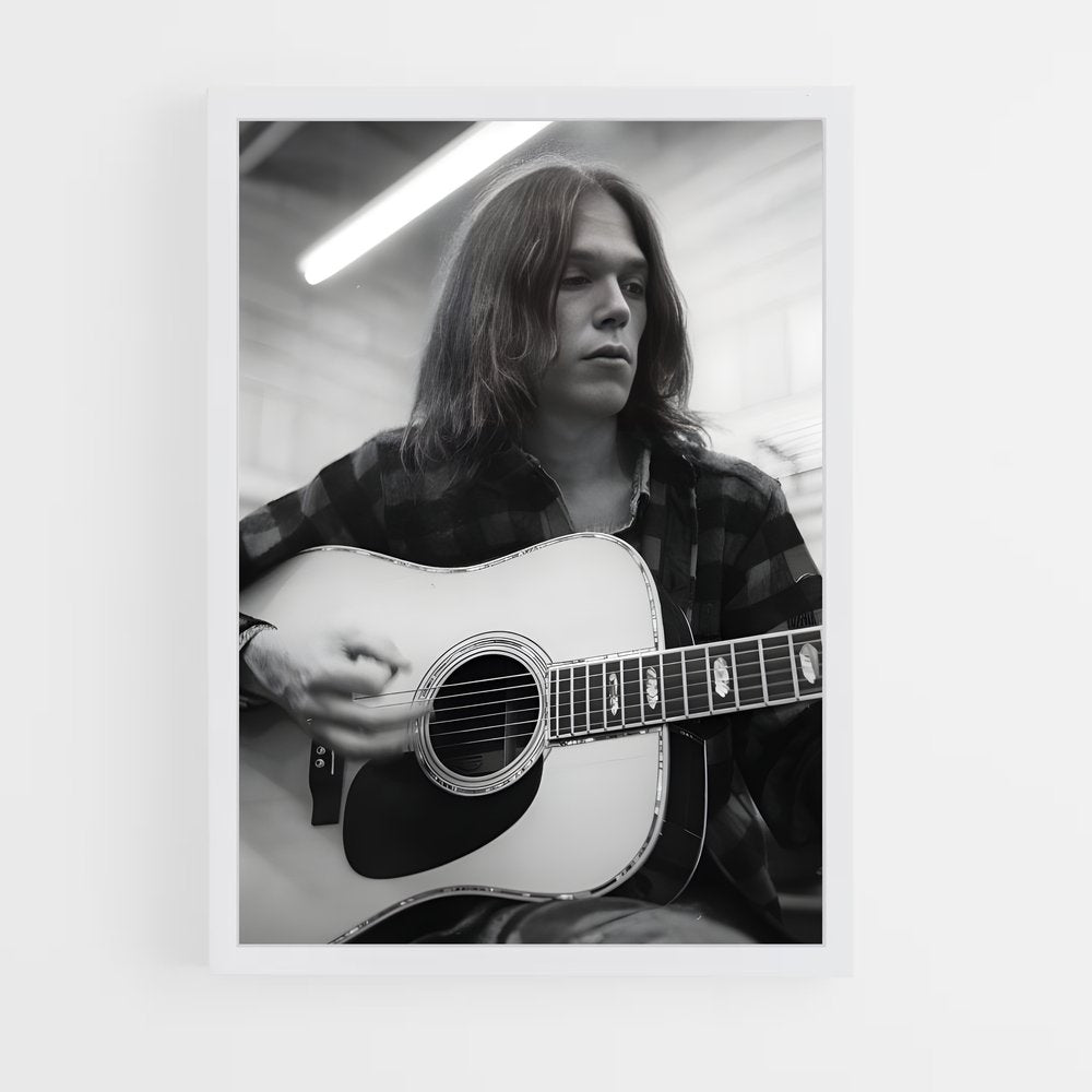 ap-neil young-4 cadre Blanc
