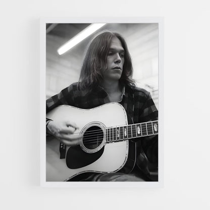 ap-neil young-4 cadre Blanc