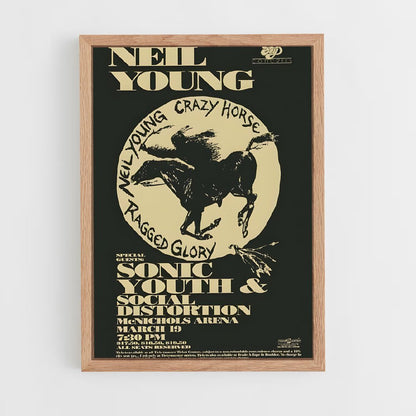 ap-neil young-6 cadre Bois clair