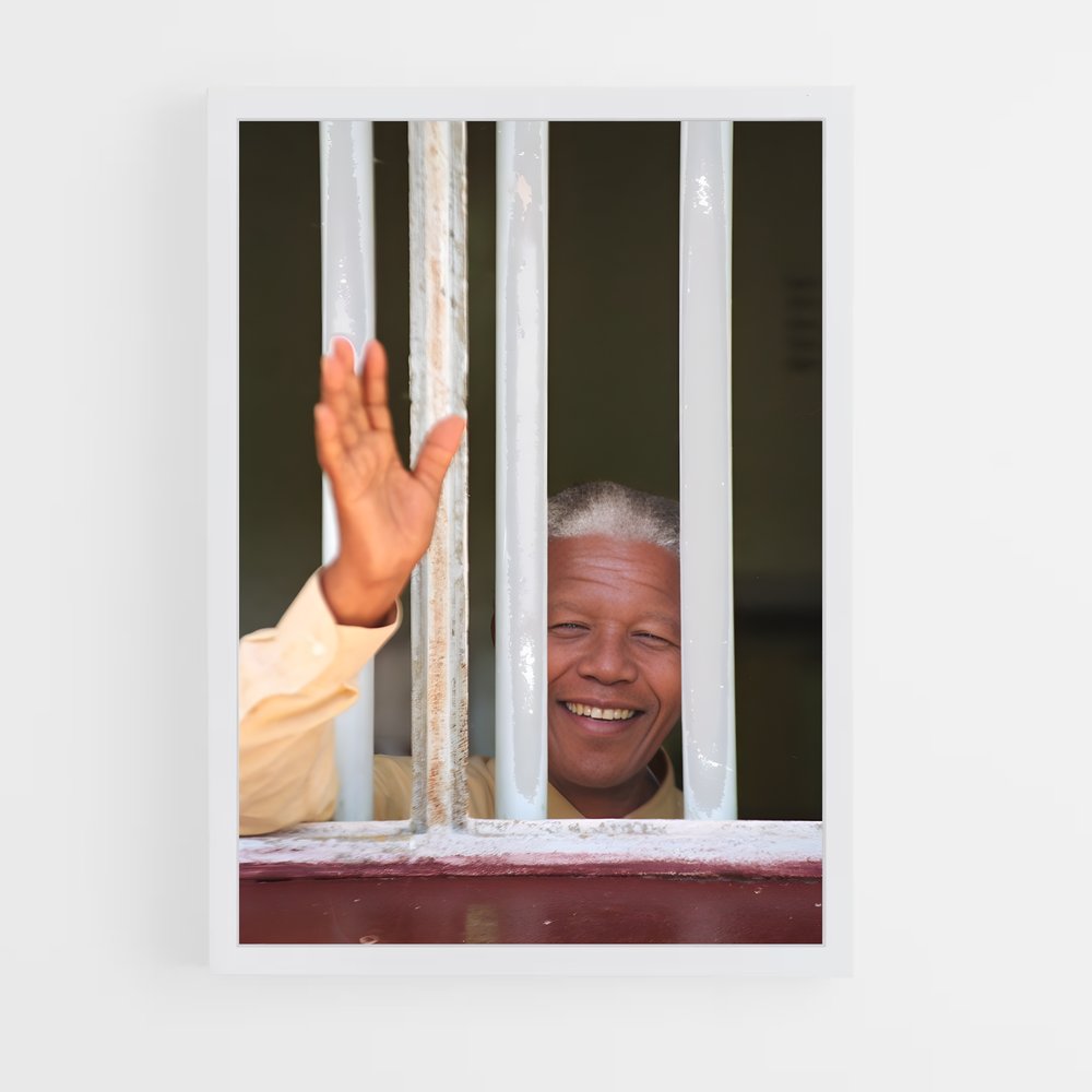 ap-nelson mandela-7 cadre Blanc