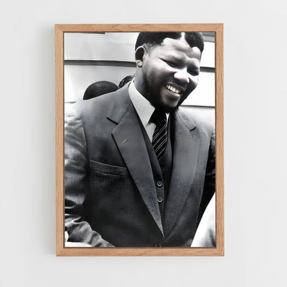 ap-nelson mandela-8 cadre Bois clair