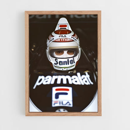 ap-nelson piquet-10 cadre Bois clair