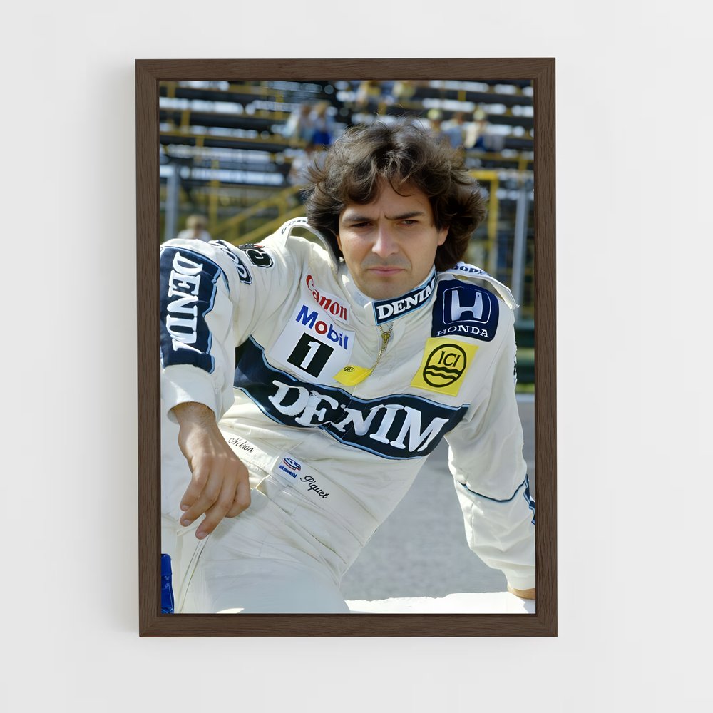 ap-nelson piquet-5 cadre Bois foncé