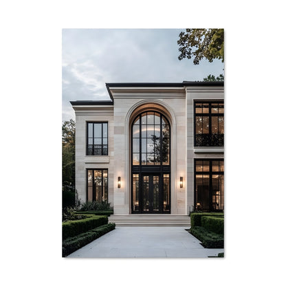 Poster Maison Neoclassique