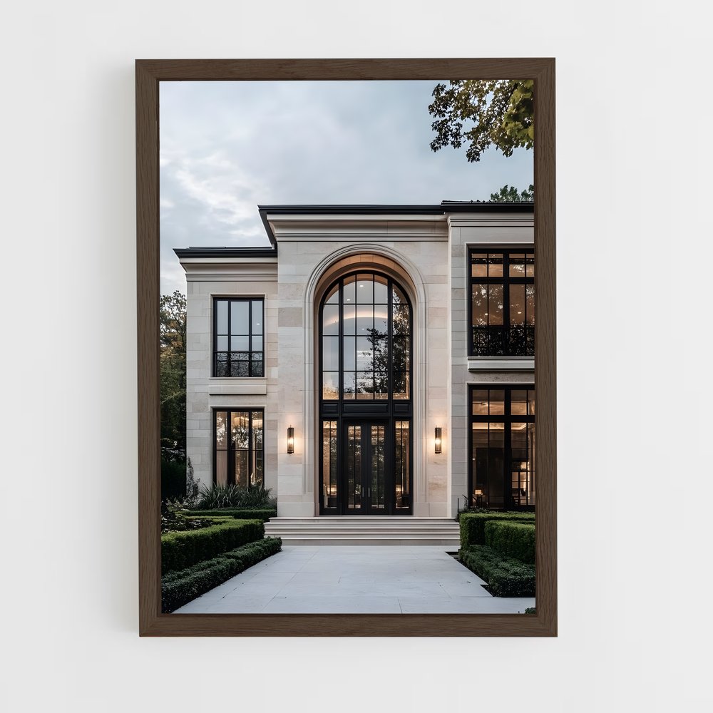 ap-neoclassical architecture-1 cadre Bois foncé
