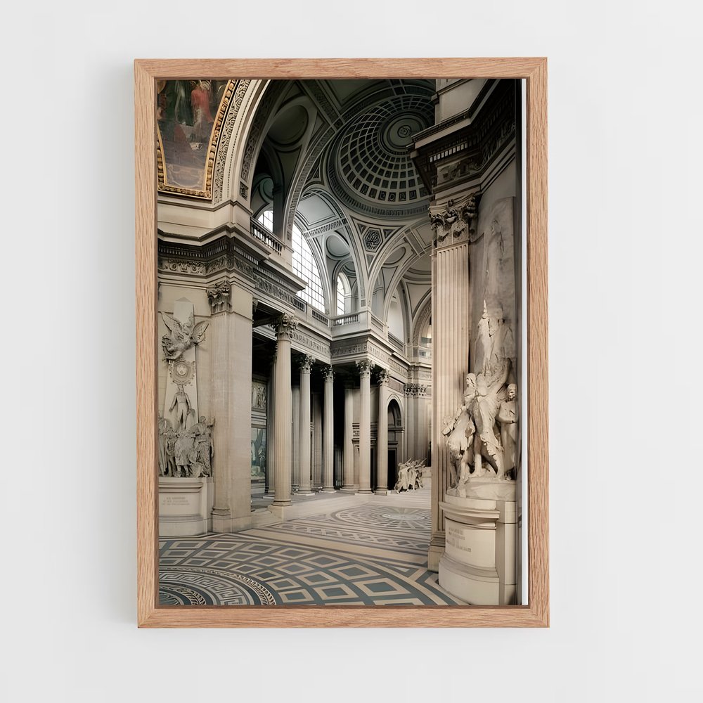 ap-neoclassical architecture-13 cadre Bois clair