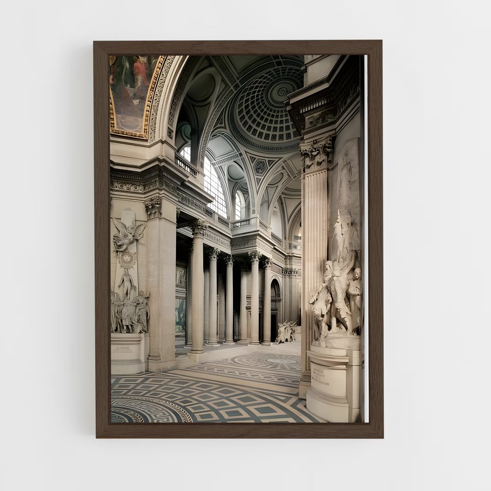 ap-neoclassical architecture-13 cadre Bois foncé
