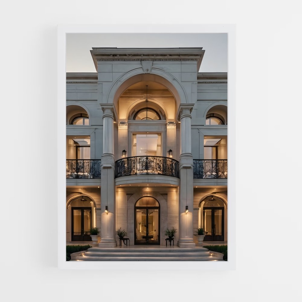 ap-neoclassical architecture-15 cadre Blanc