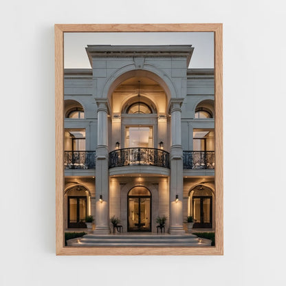 ap-neoclassical architecture-15 cadre Bois clair