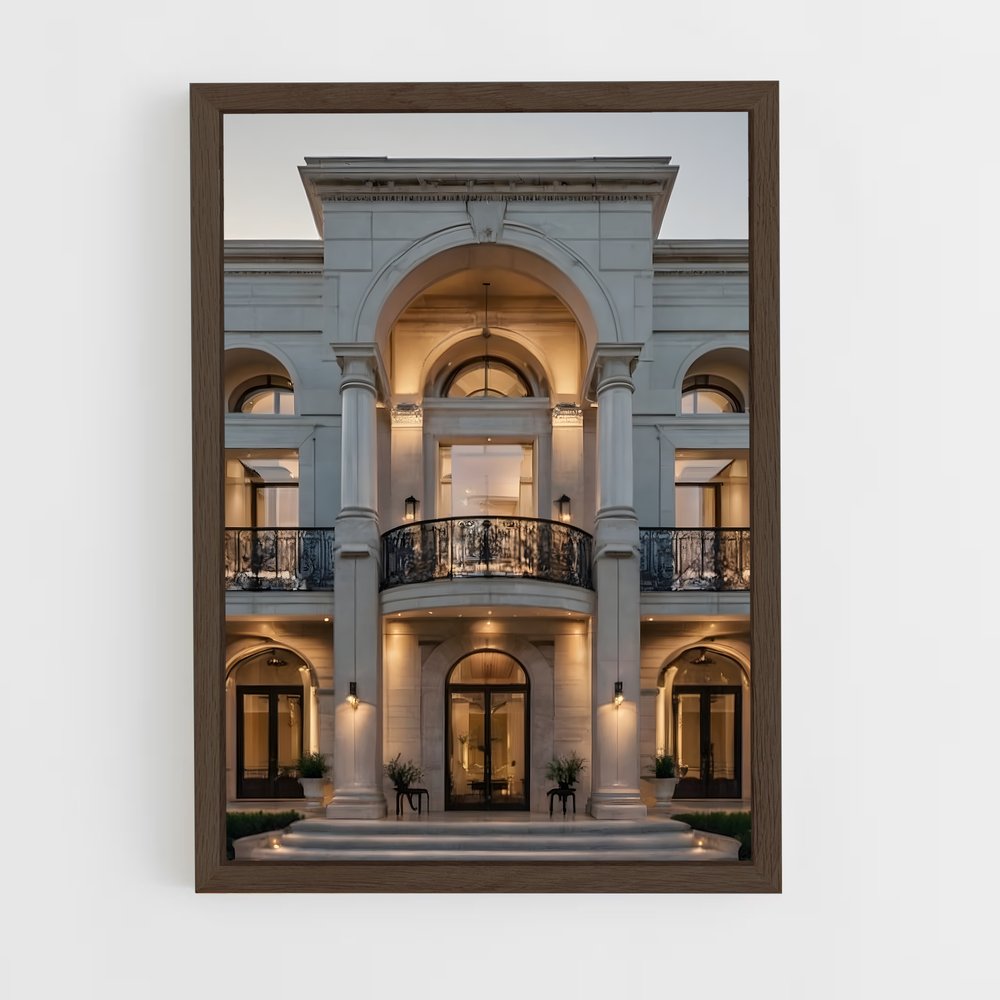 ap-neoclassical architecture-15 cadre Bois foncé