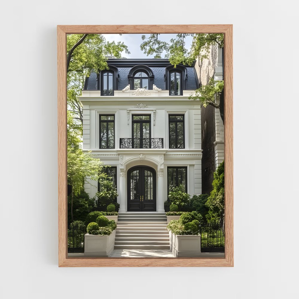 ap-neoclassical architecture-8 cadre Bois clair