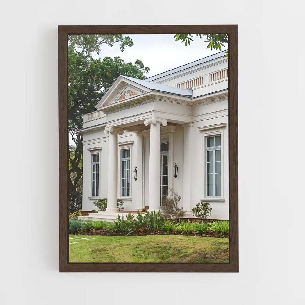 ap-neoclassical architecture-9 cadre Bois foncé