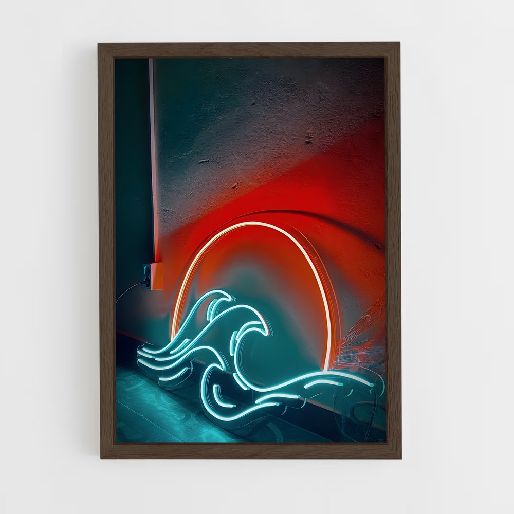 ap-neon-10 cadre Bois foncé