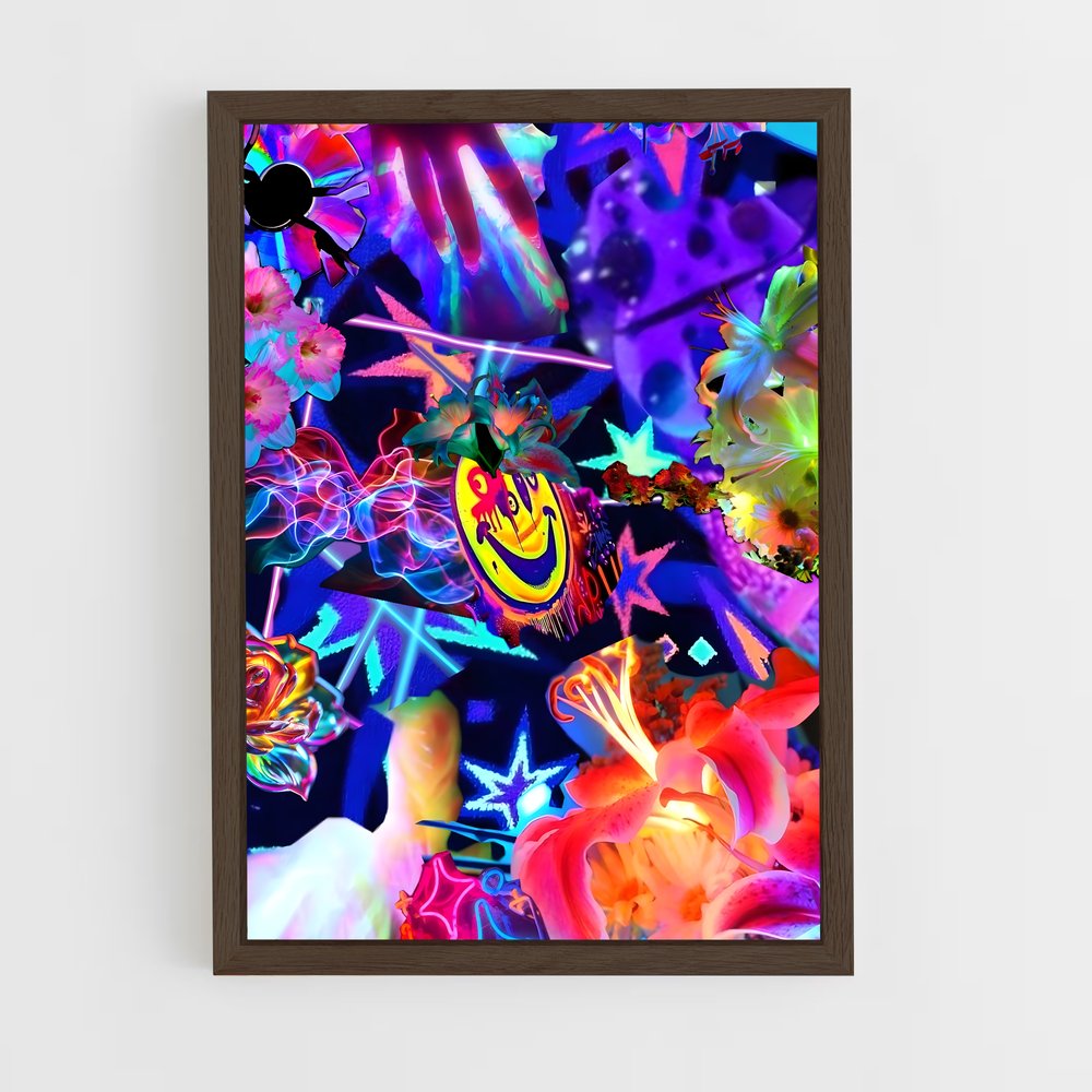ap-neon-11 cadre Bois foncé