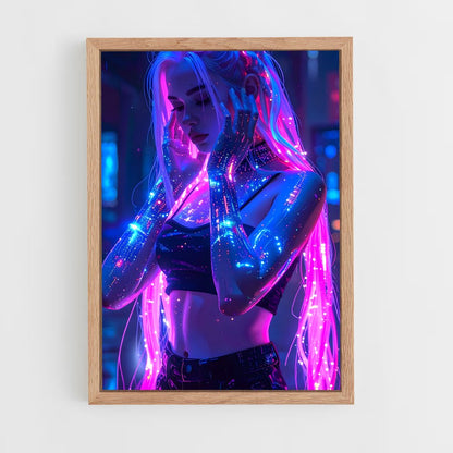 ap-neon-12 cadre Bois clair
