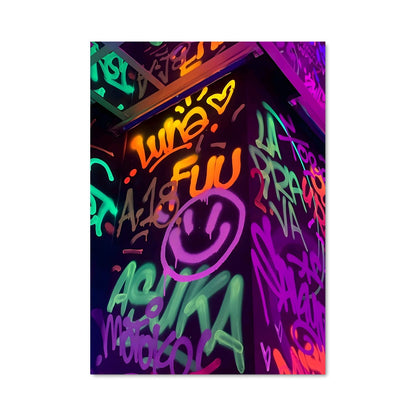 Poster Graffiti Lumineux