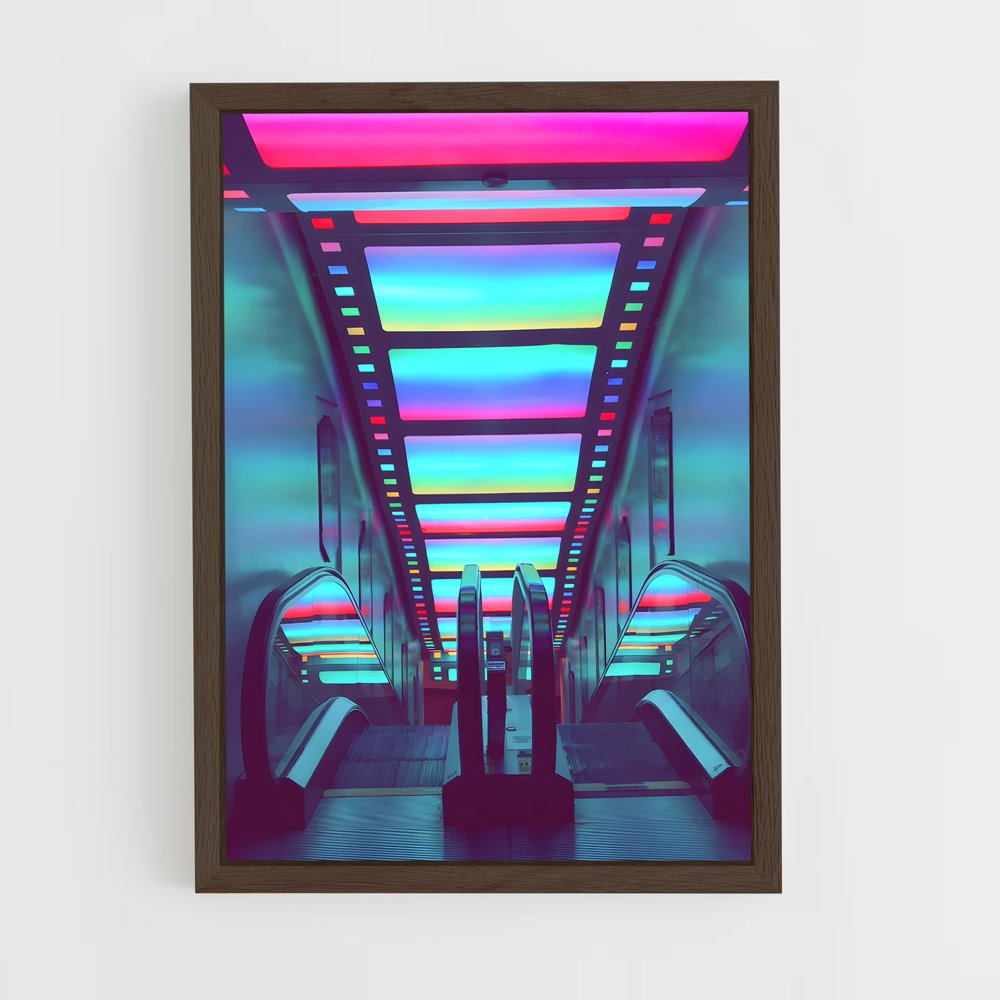 ap-neon-17 cadre Bois foncé