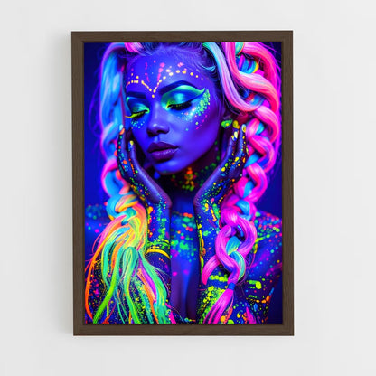 ap-neon-2 cadre Bois foncé