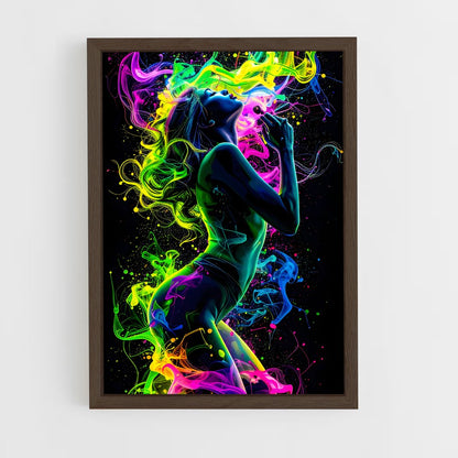 ap-neon-4 cadre Bois foncé
