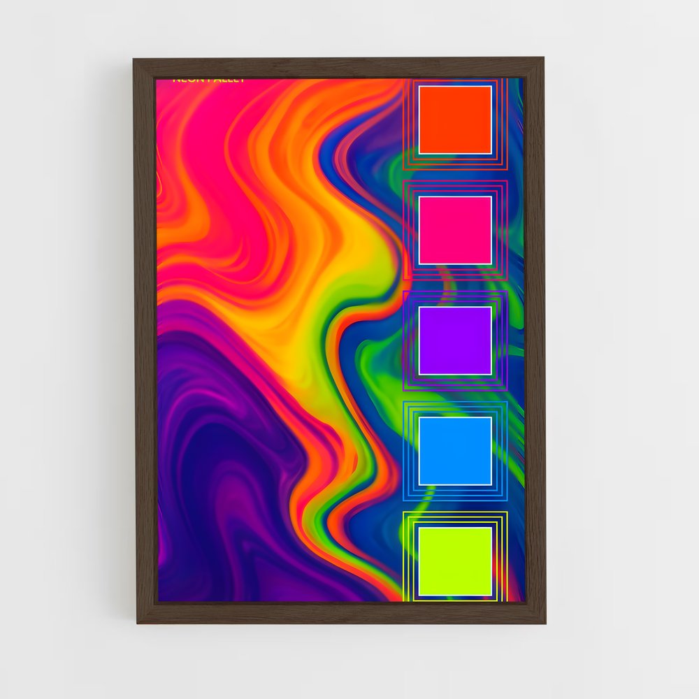 ap-neon-5 cadre Bois foncé