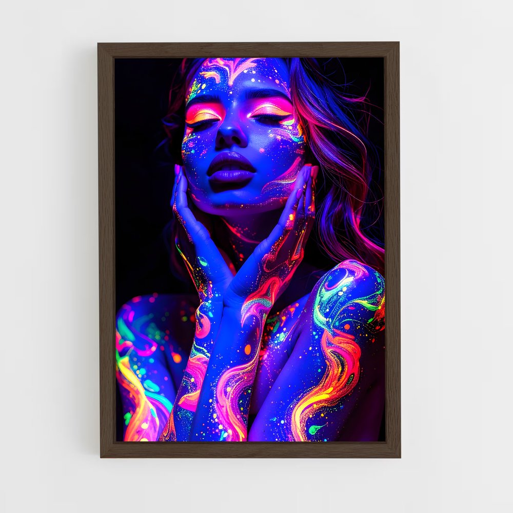 ap-neon-8 cadre Bois foncé