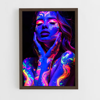 ap-neon-8 cadre Bois foncé
