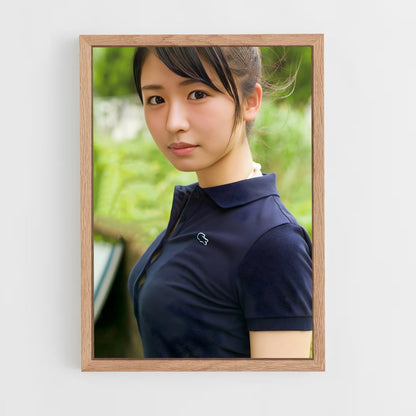 ap-neru nagahama-1 cadre Bois clair