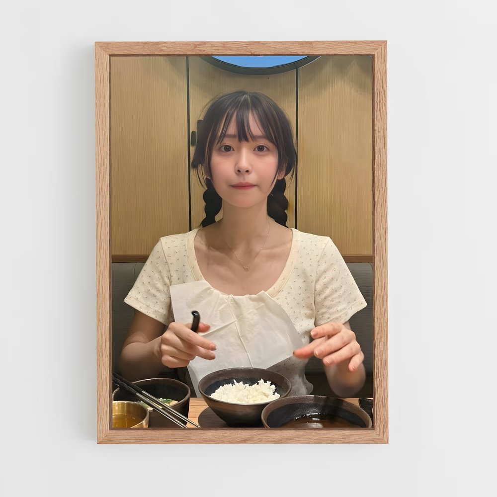 ap-neru nagahama-4 cadre Bois clair