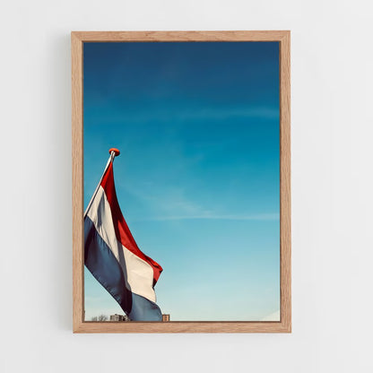 ap-netherlands flag-4 cadre Bois clair