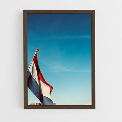 ap-netherlands flag-4 cadre Bois foncé