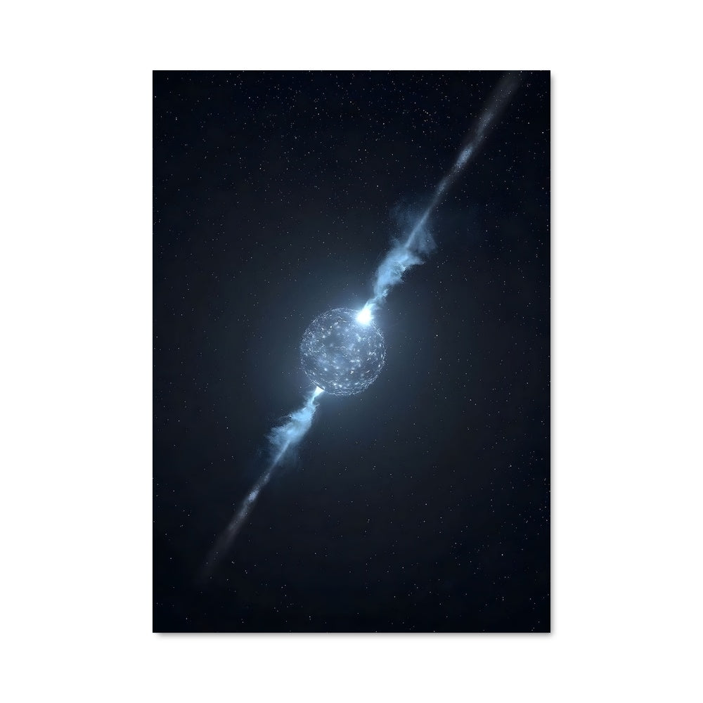 Poster Comète Étoilée