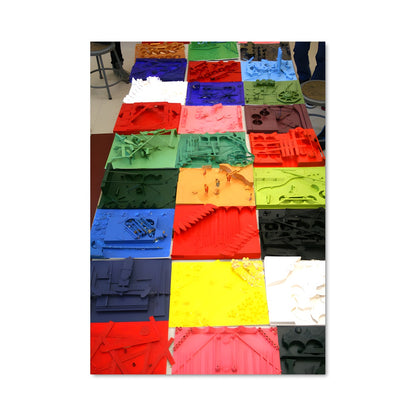 Poster Palette d'Assemblages
