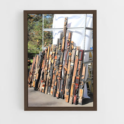 ap-nevelson assemblages-3 cadre Bois foncé