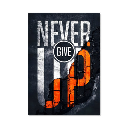 Poster Never Give Up