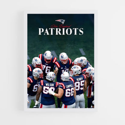 ap-new england patriots-2 cadre Blanc