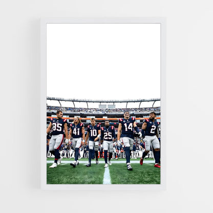 ap-new england patriots-3 cadre Blanc