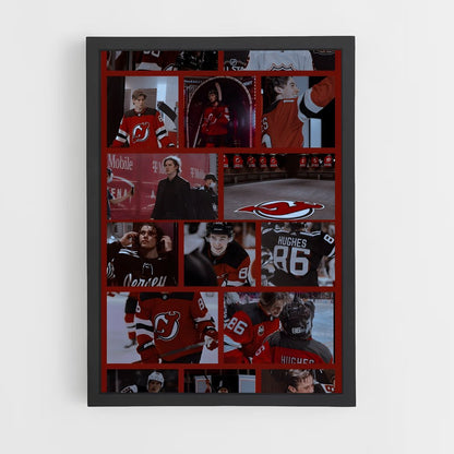 ap-new jersey devils-11 cadre Noir